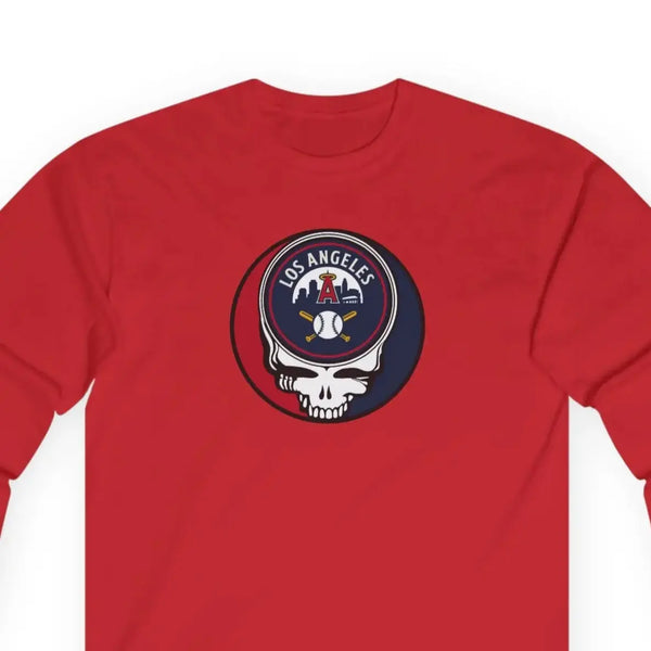 Grateful Dead - Los Angeles Angels Grateful Dead Long Sleeve Tee - MLB - StealieShop